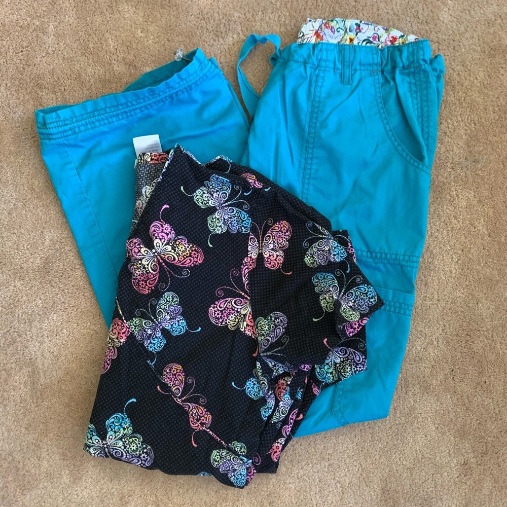 Koi medium scrub pants with top